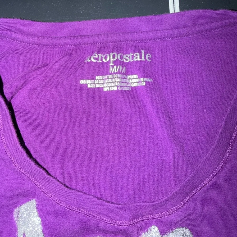 Aeropostale Vibrant Purple Tee - Picture 4 of 4